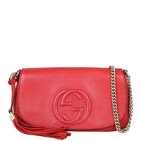 Gucci Soho Chain Crossbody Front With Chain
