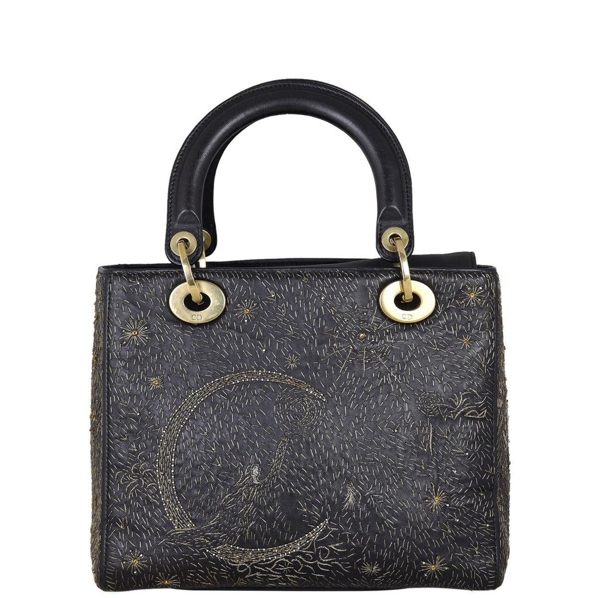 Dior Lady Dior Medium The Moon In My Eyes Back