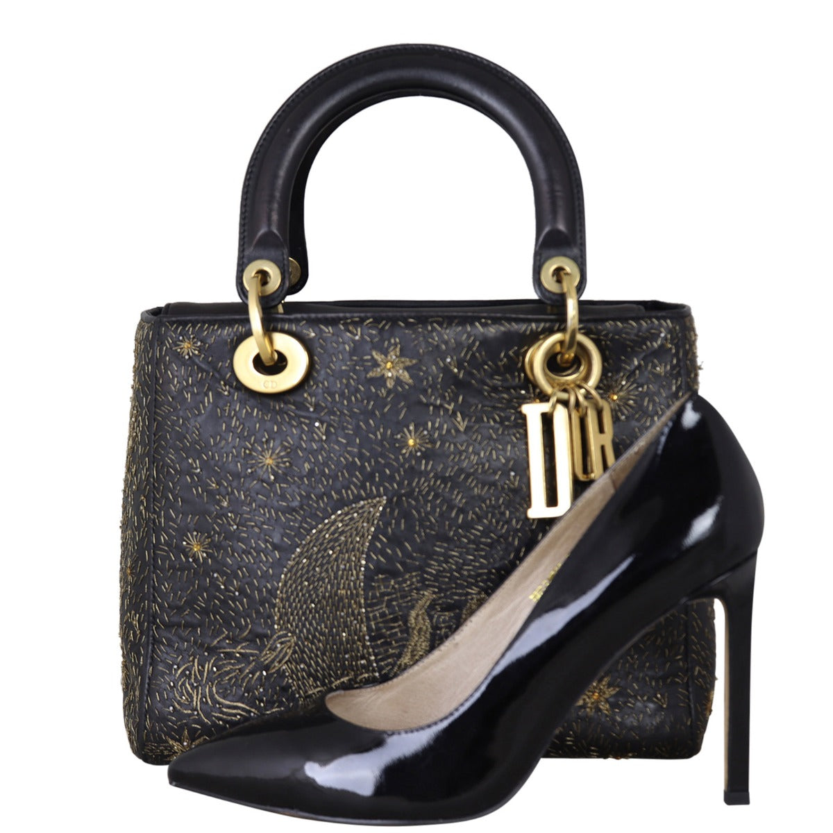 Dior Lady Dior Medium The Moon In My Eyes Shoe