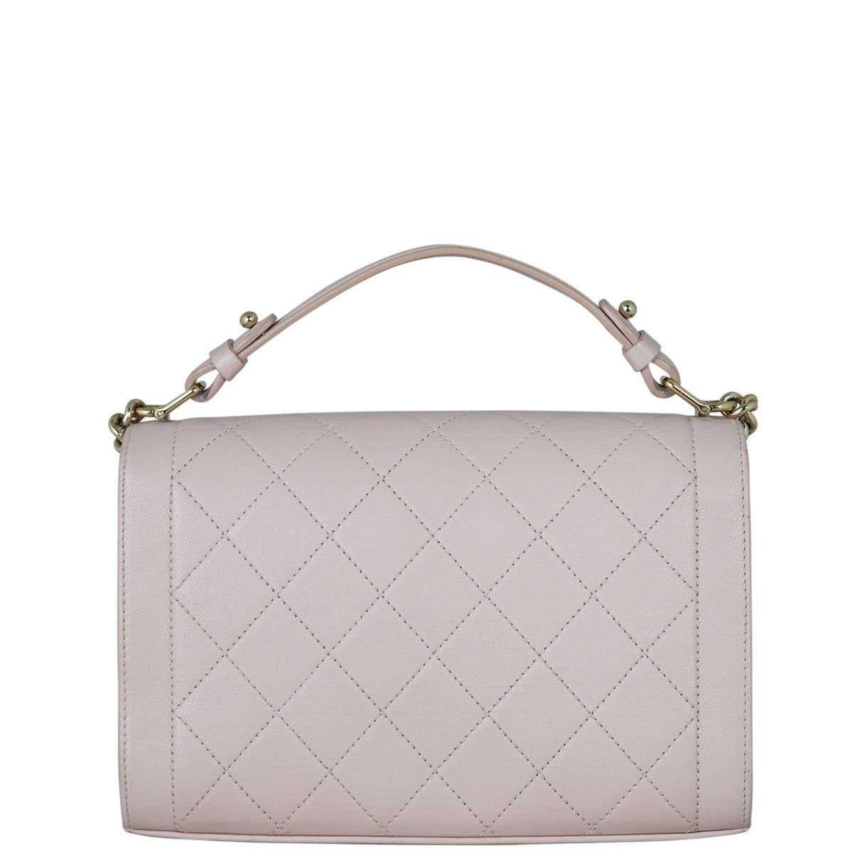 Chanel Label Click Flap Bag Back