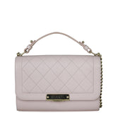 Chanel Label Click Flap Bag Front