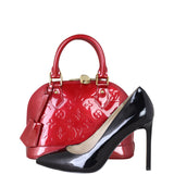 Louis Vuitton Alma BB Monogram Vernis Shoe