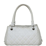 Chanel Quilted Bowling Bag Back
