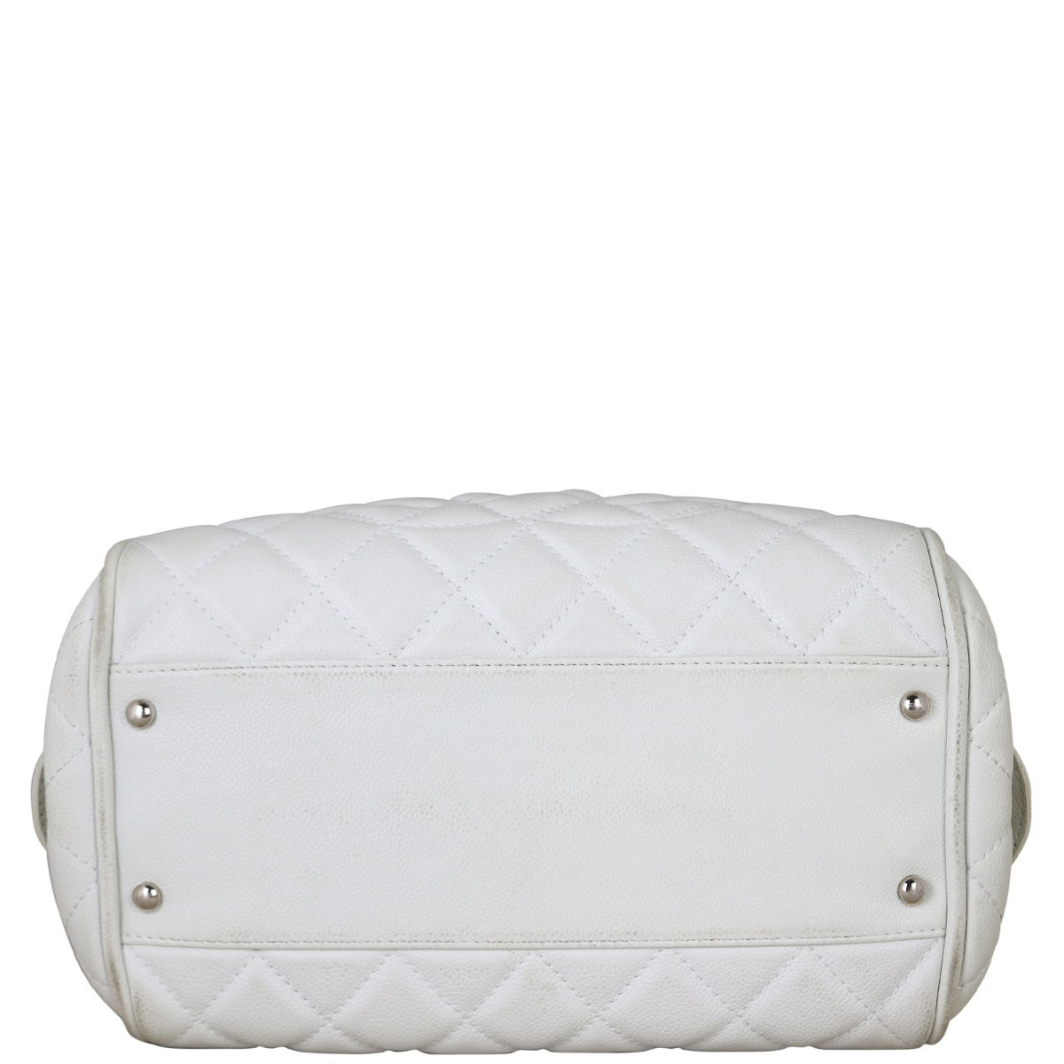 Chanel Quilted Bowling Bag Base