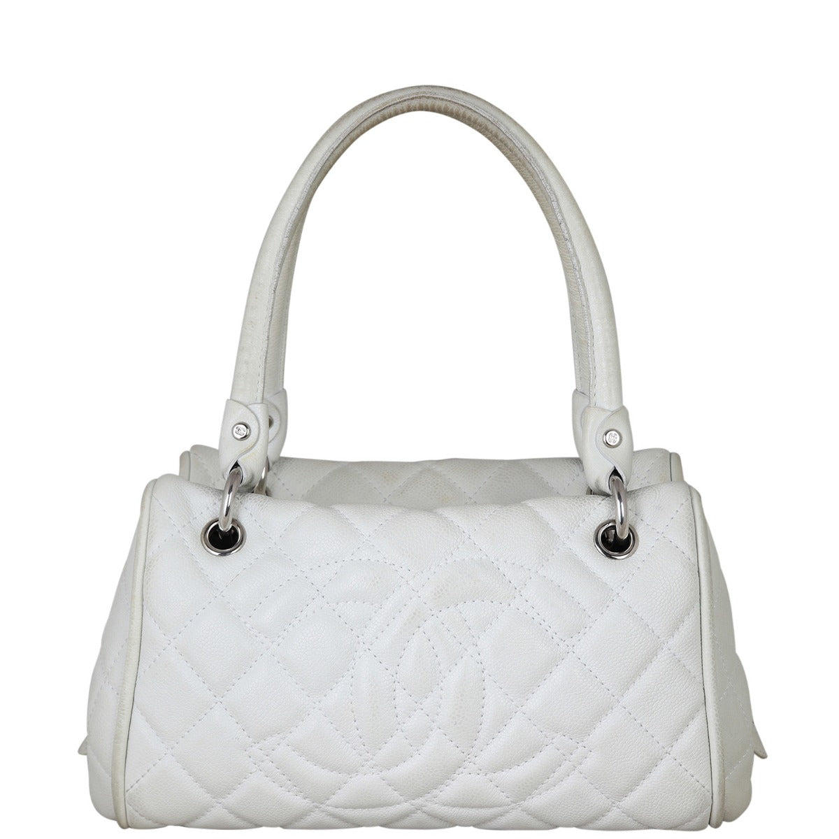 Chanel Quilted Bowling Bag Front