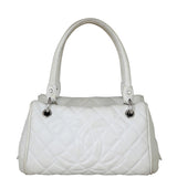 Chanel Quilted Bowling Bag Front