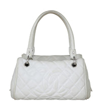 Chanel Quilted Bowling Bag Front