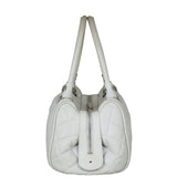 Chanel Quilted Bowling Bag Side