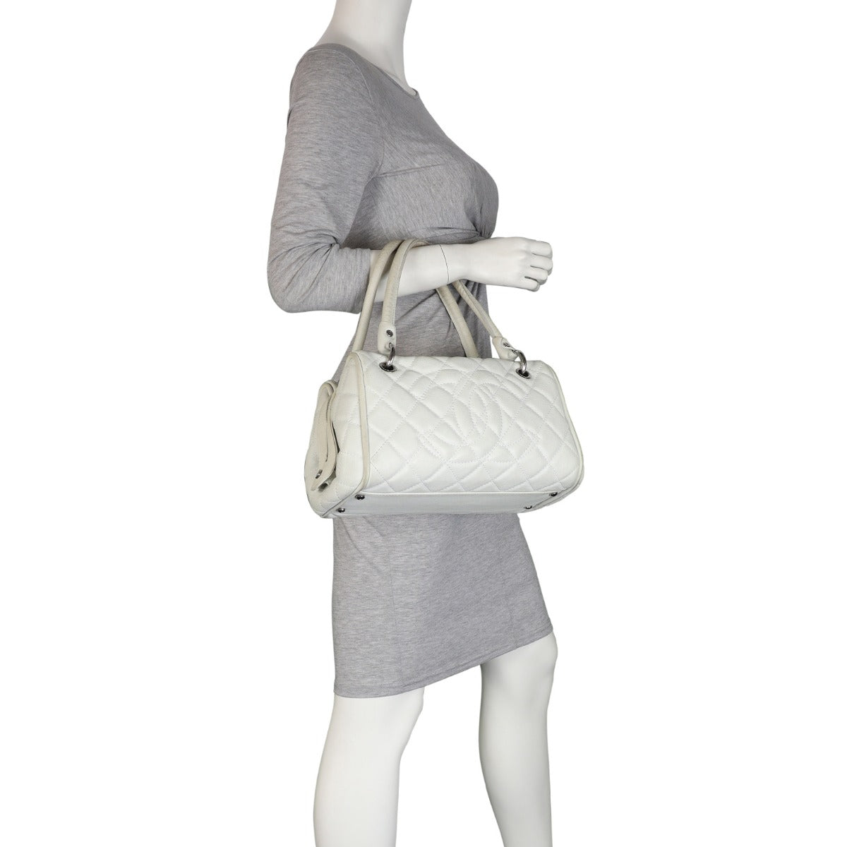 Chanel Quilted Bowling Bag Mannequin