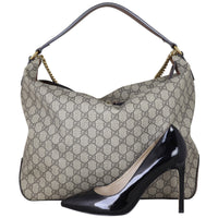 Gucci GG Supreme Linea A Hobo Shoe