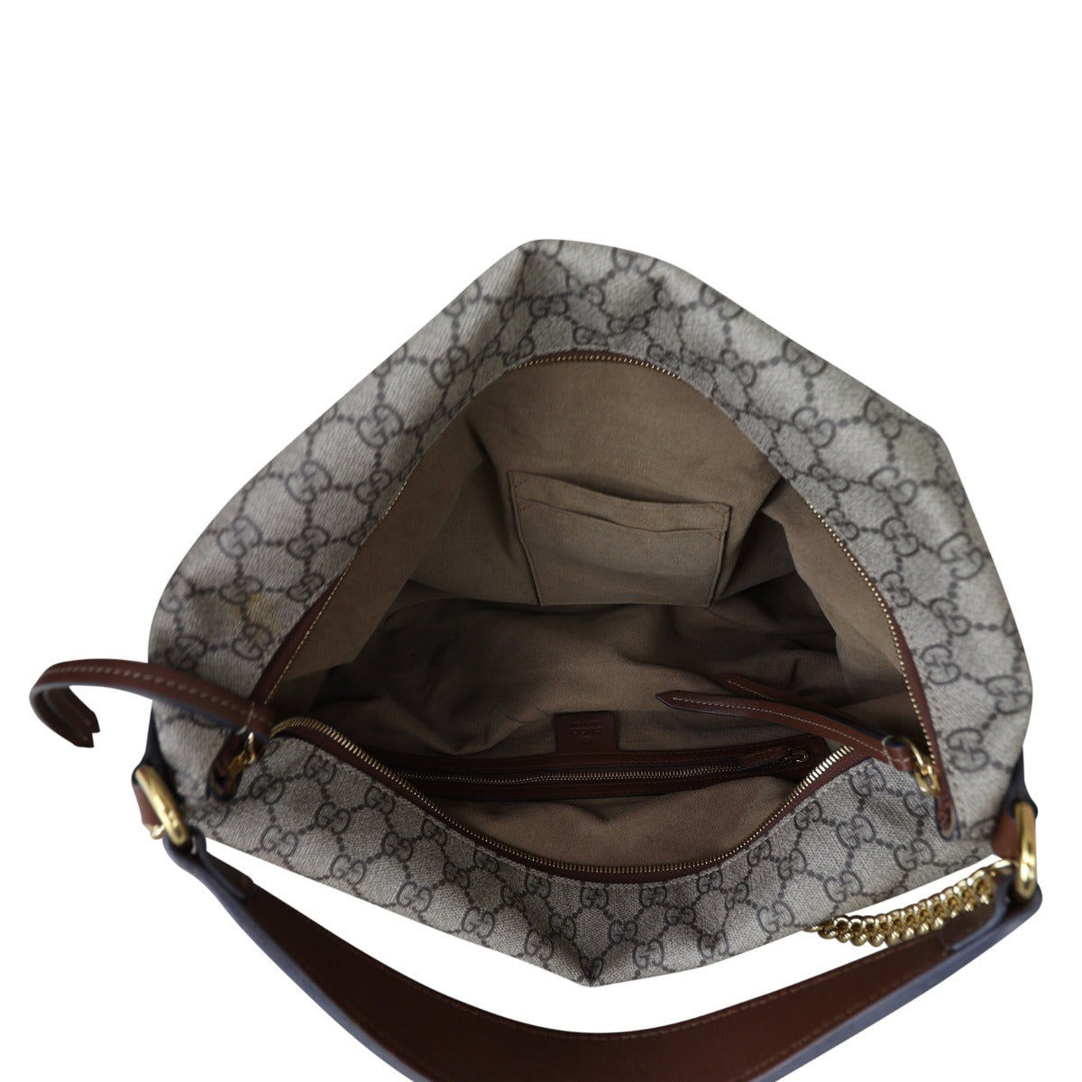 Gucci GG Supreme Linea A Hobo Whole Interior