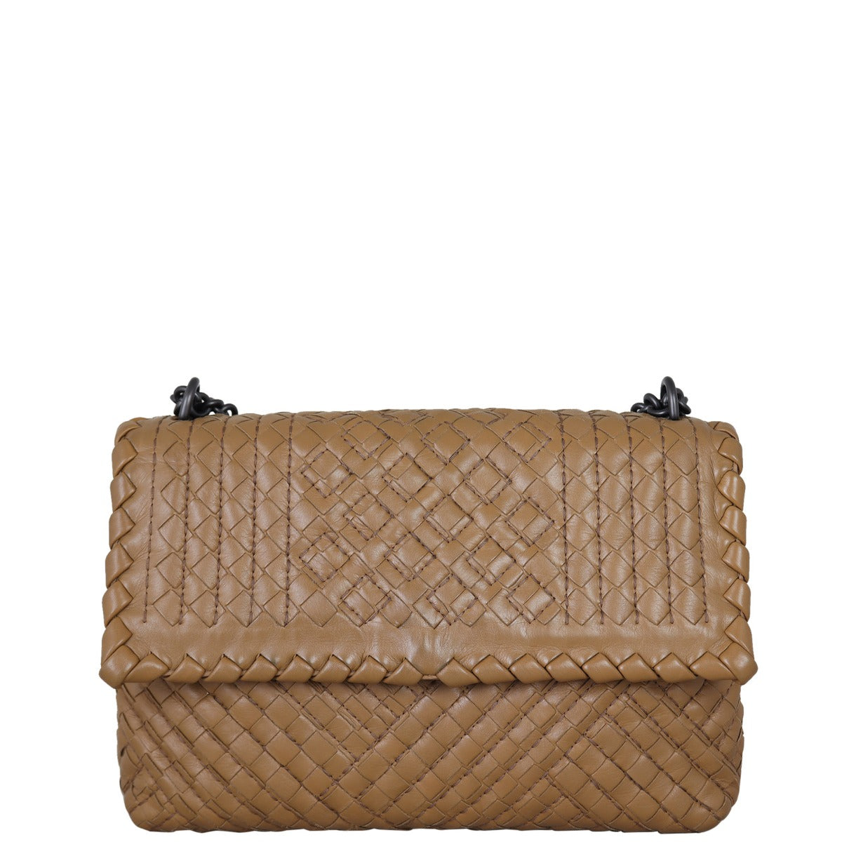 Bottega Veneta Intrecciato Olimpia Bag Front
