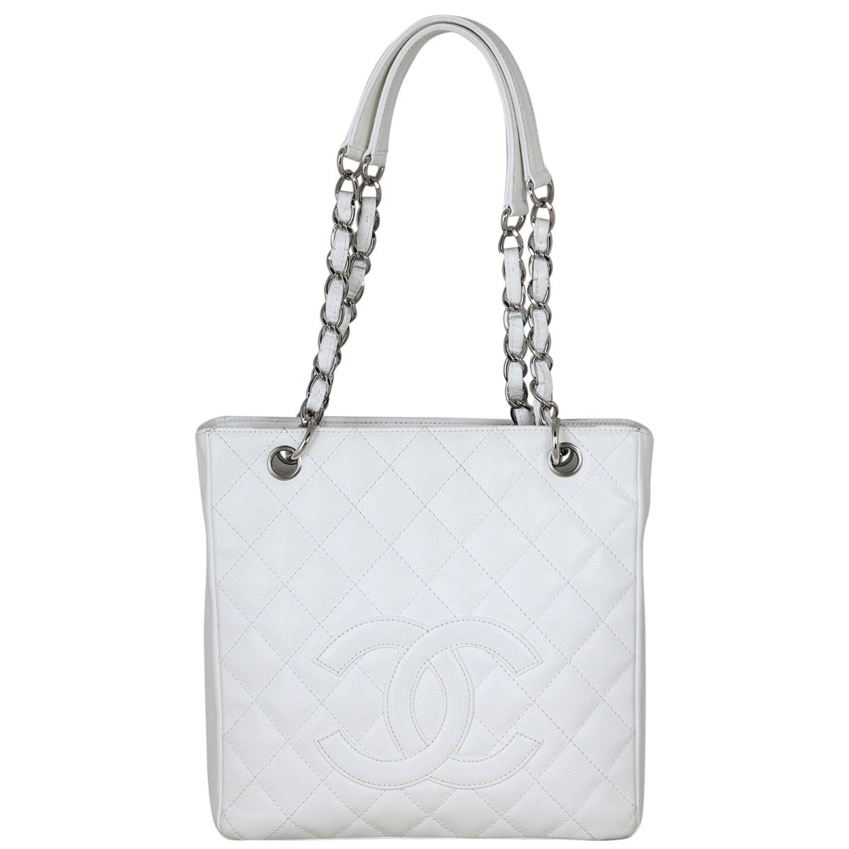 Chanel Petite Shopping Tote Front