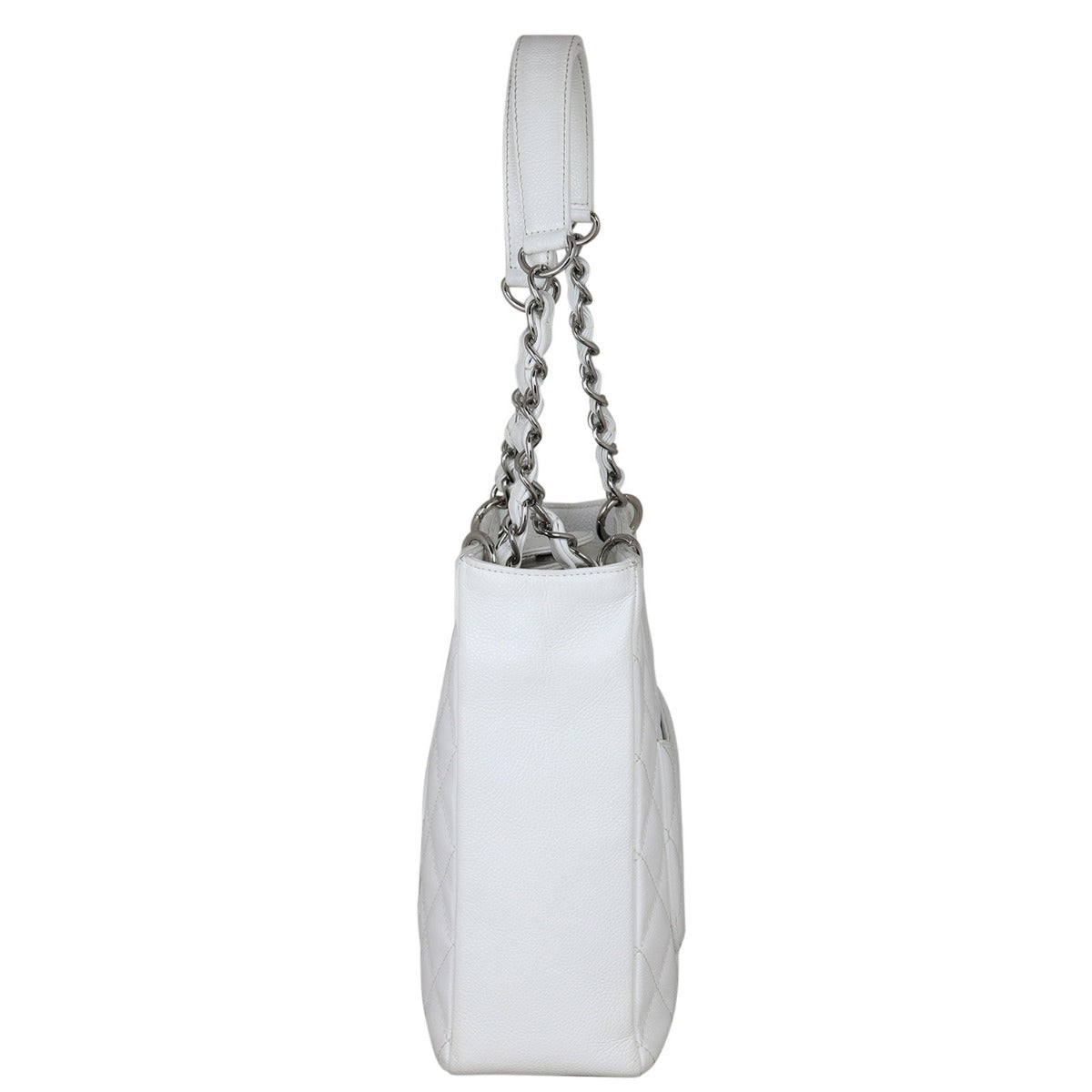 Chanel Petite Shopping Tote Side