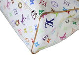 Louis Vuitton Aurelia MM Monogram Multicolore Corner Close Up