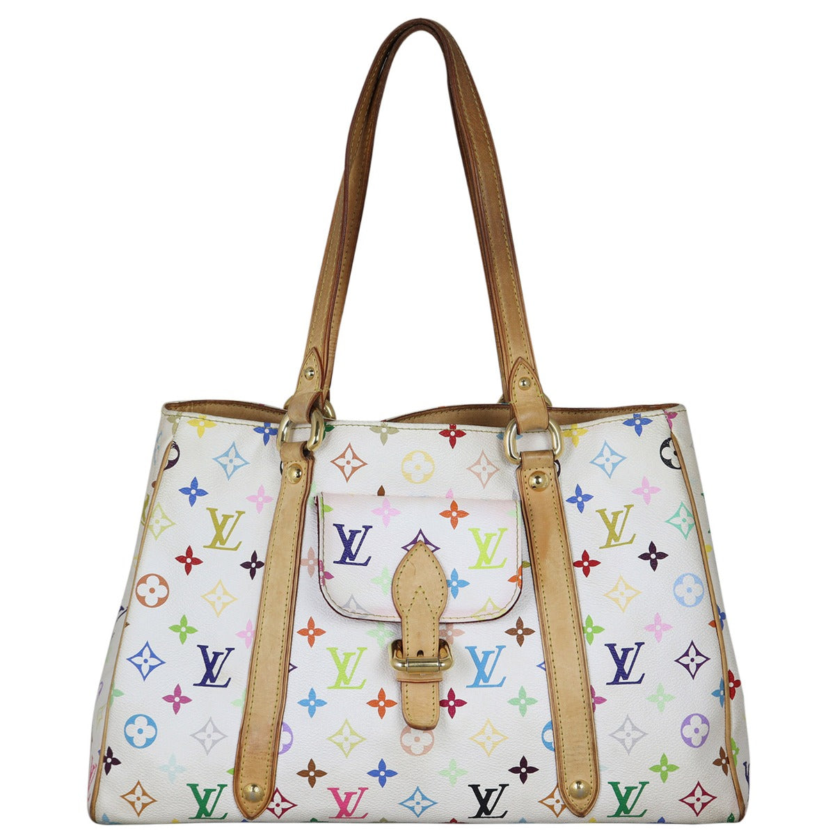 Louis Vuitton Aurelia MM Monogram Multicolore Front