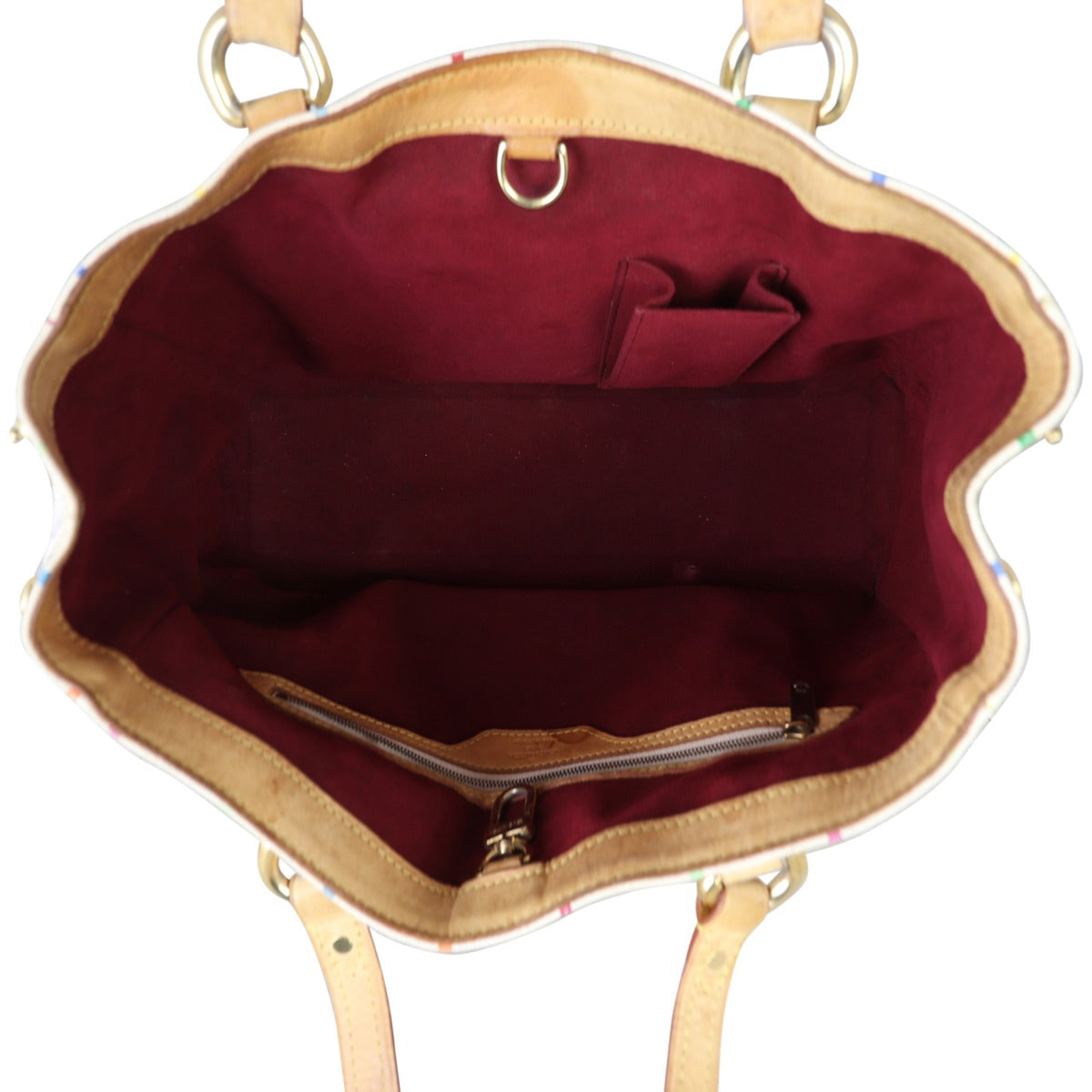 Louis Vuitton Aurelia MM Monogram Multicolore Whole Interior