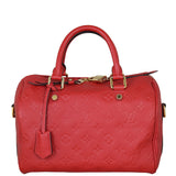 Louis Vuitton Speedy 25 Bandouliere Monogram Empreinte Front