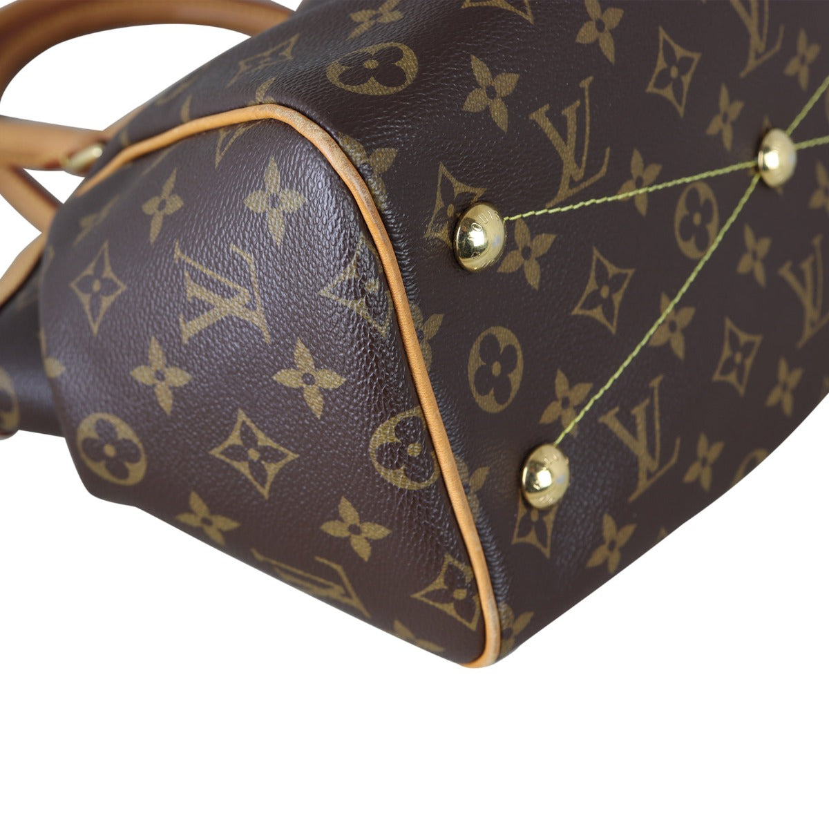 Louis Vuitton Tivoli PM Monogram Corner Close Up