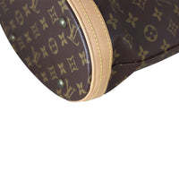 Louis Vuitton Petit Bucket Bag Monogram Corner Close Up