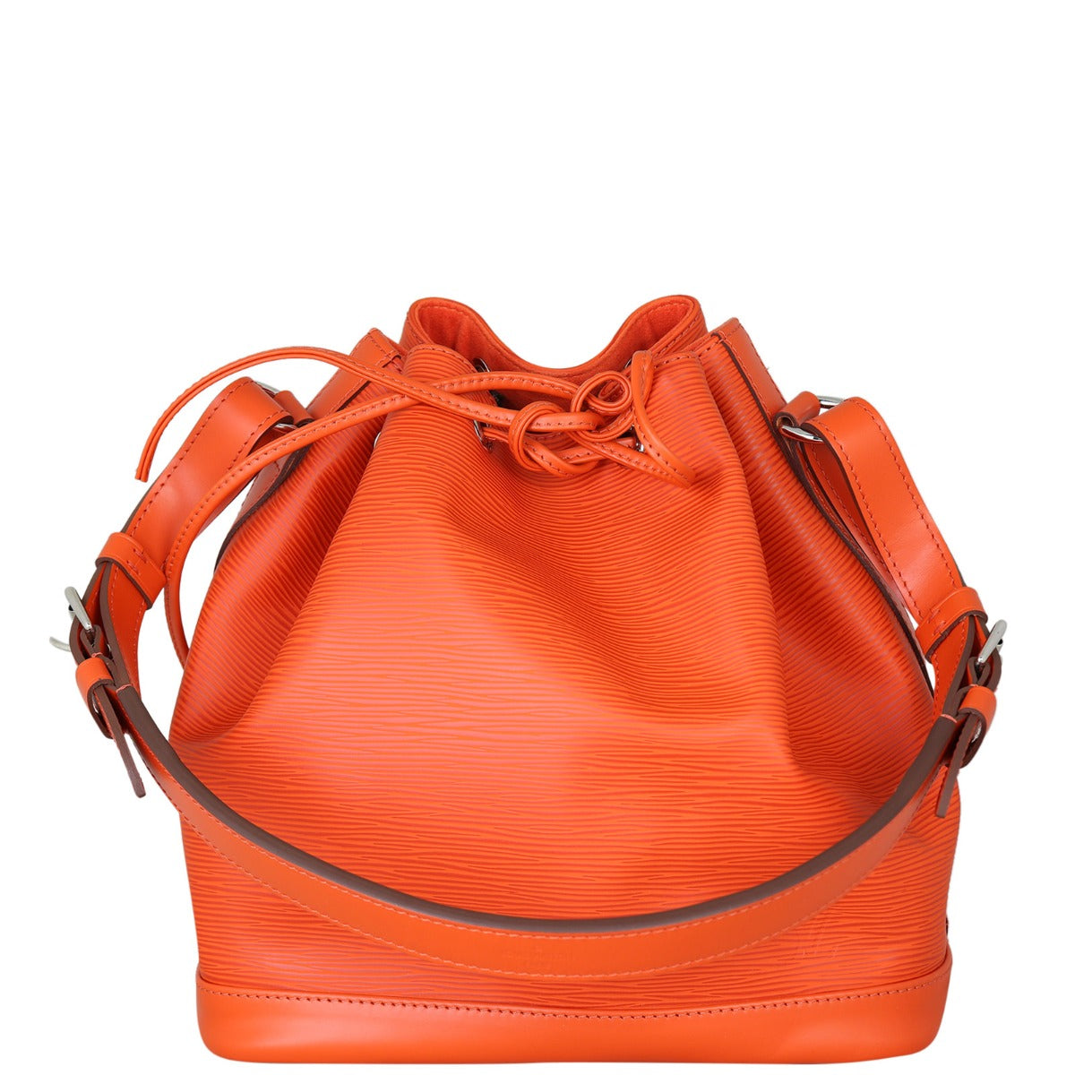 Louis Vuitton Petit Noe Epi (orange) Front With Strap