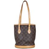 Louis Vuitton Petite Bucket Bag Monogram Back