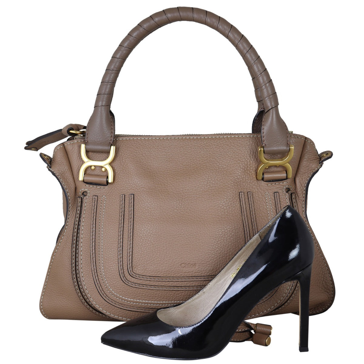 Chloe Marcie Medium Satchel Shoe