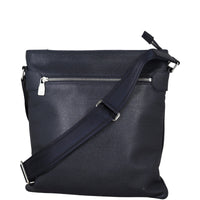 Louis Vuitton Taiga Sasha Messenger Bag (Black) Front With Strap