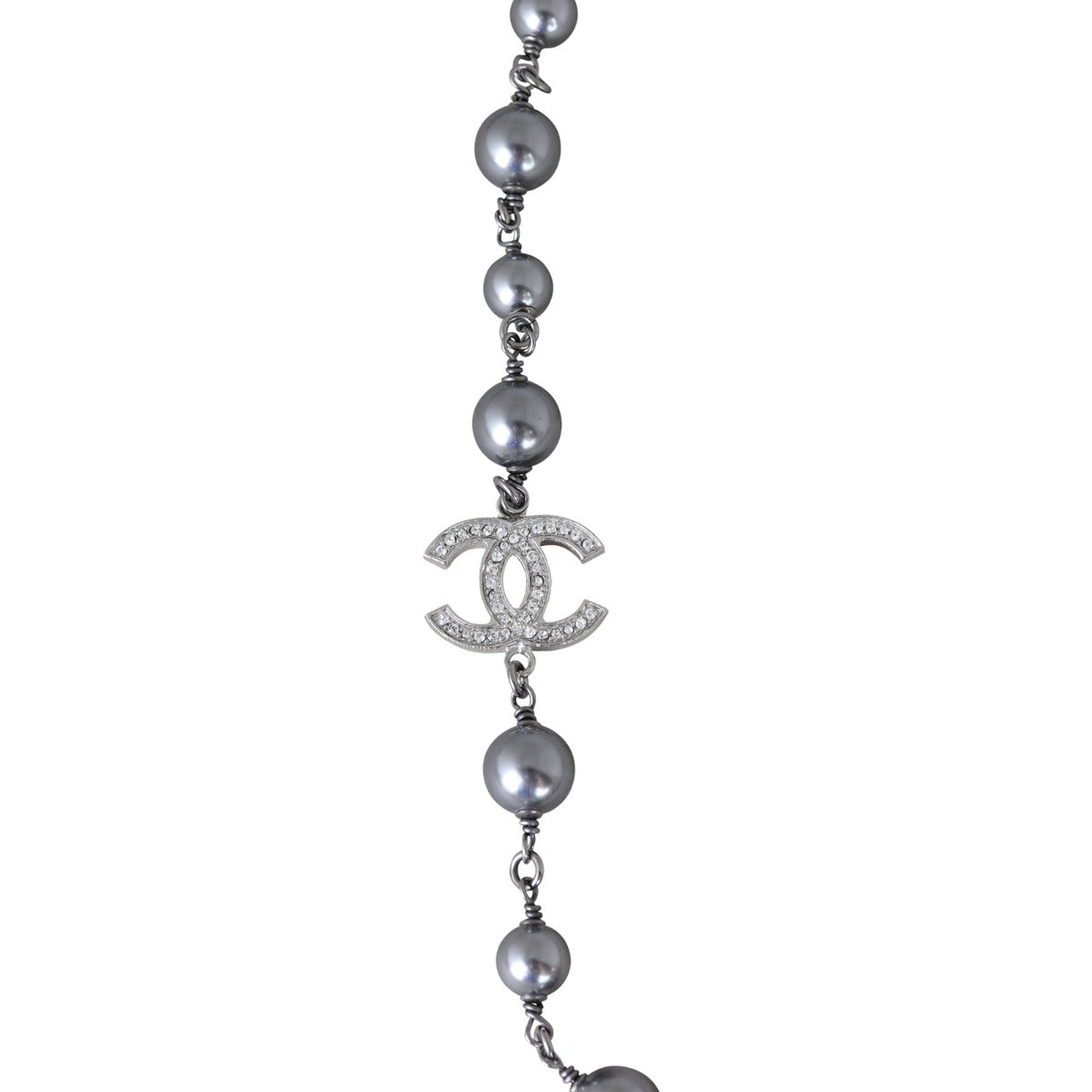 Chanel CC Beaded Long Necklace
