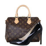 Louis Vuitton Speedy 25 Bandouliere Monogram Shoe