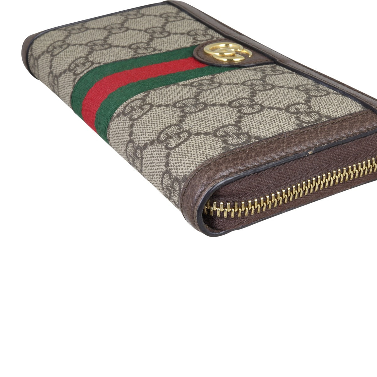 Gucci Ophidia GG Zip Around Wallet Close Corner