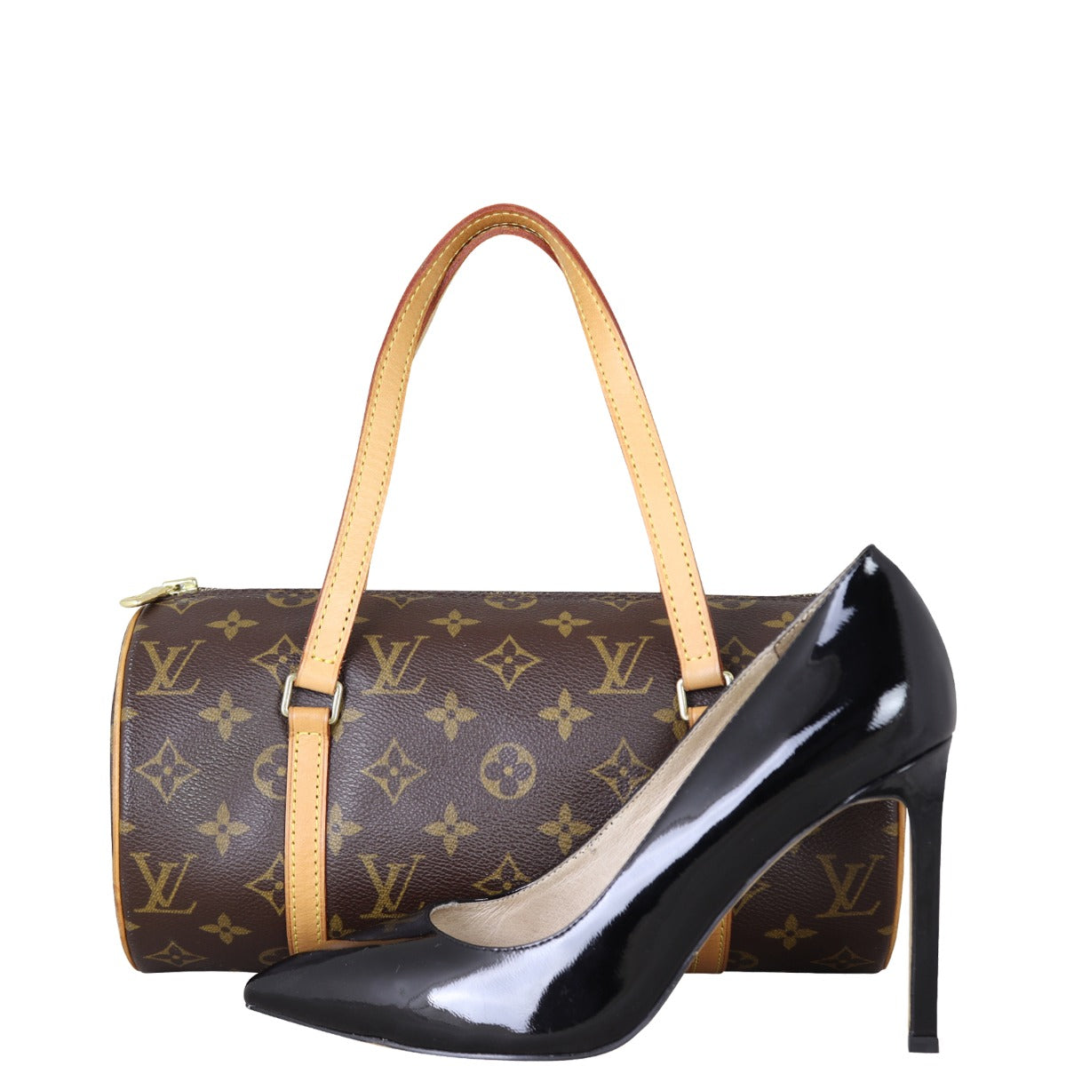 Louis Vuitton Papillon 30 Monogram Front with Shoe