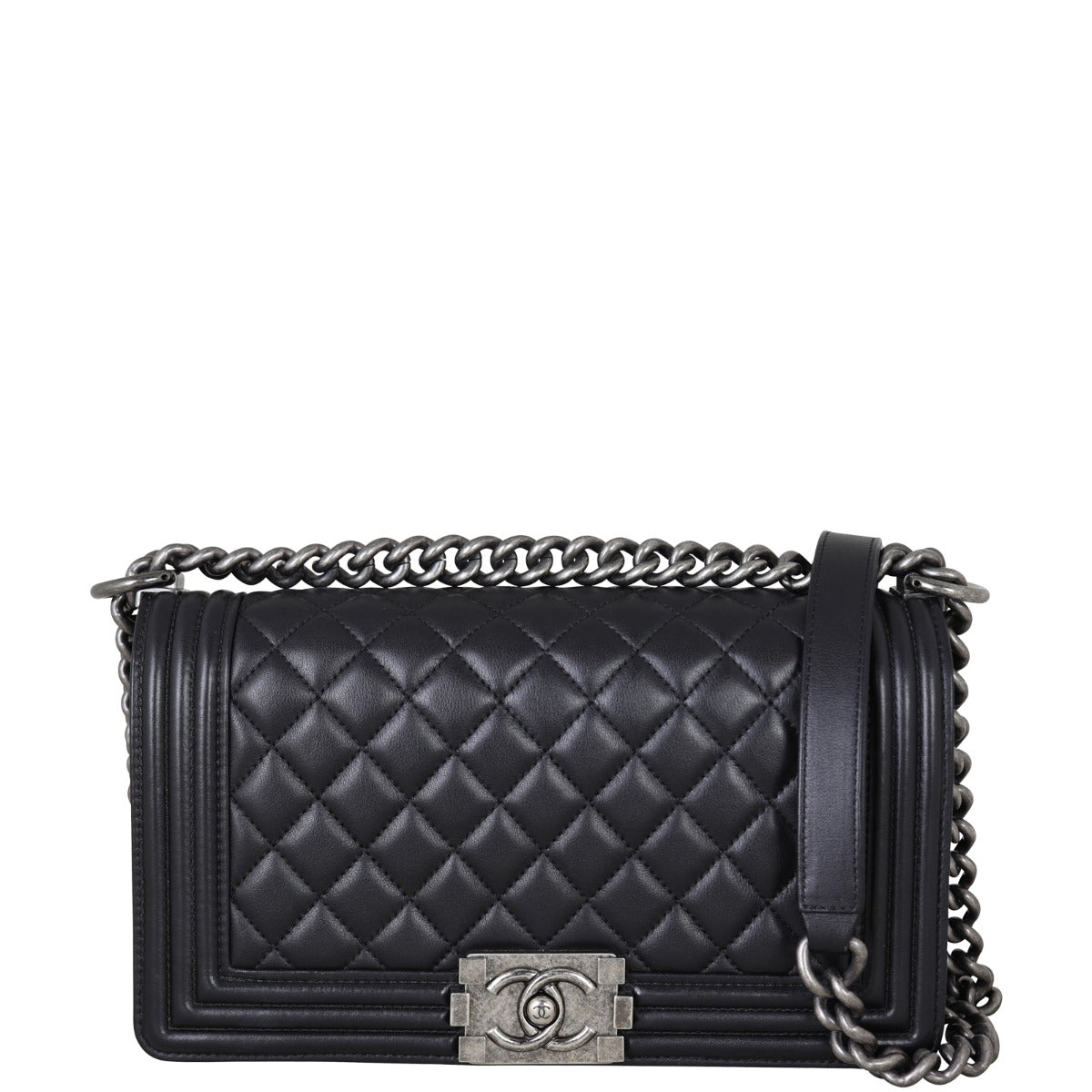 Chanel Boy Old Medium Front with Strap