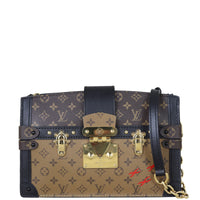 Louis Vuitton Trunk Clutch Monogram Reverse Front with Strap