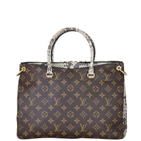 Louis Vuitton Pallas MM Python Front