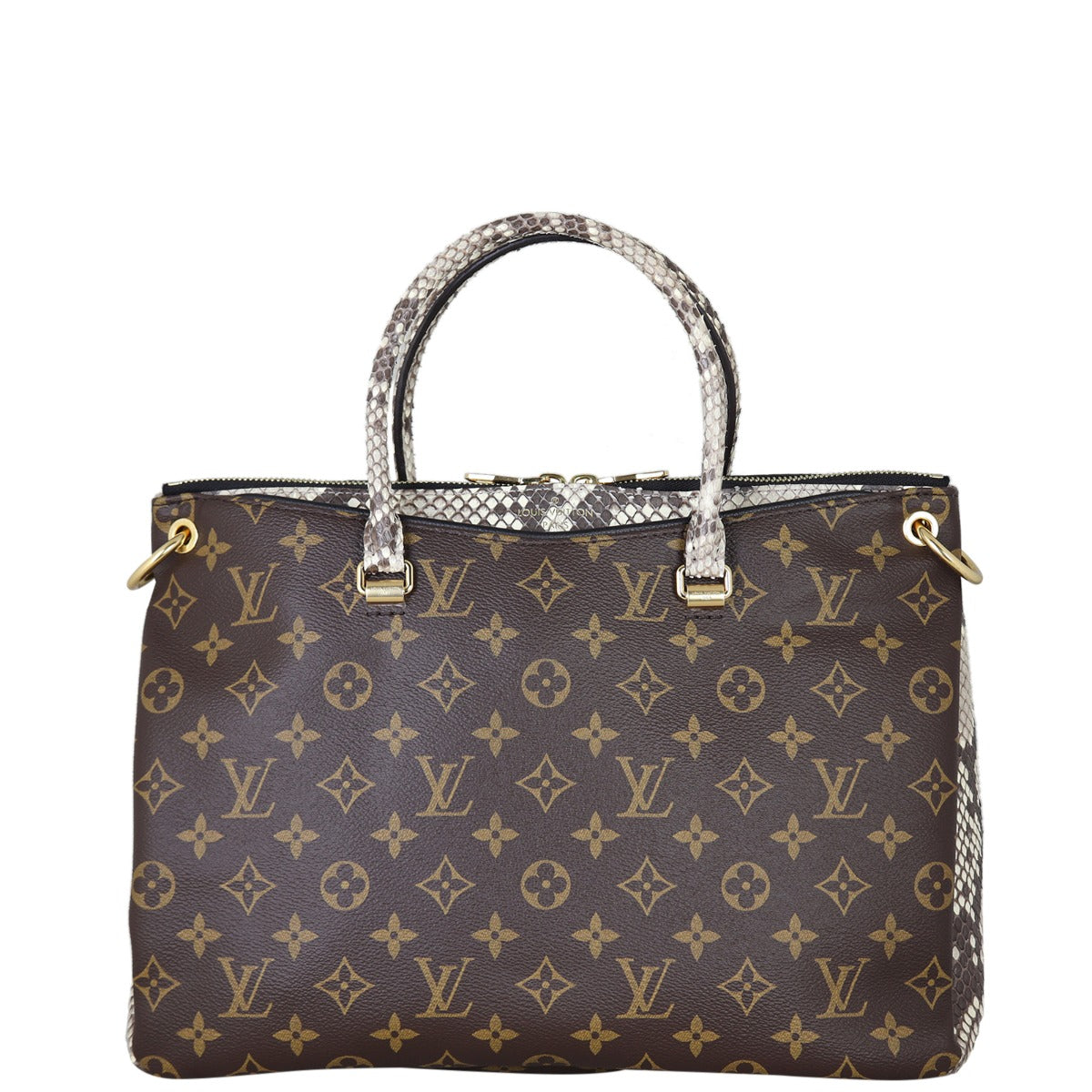 Louis Vuitton Pallas MM Python Front
