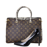 Louis Vuitton Pallas MM Python Front with Shoe