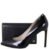 Gucci Betty Chain Wallet Front with Shoe