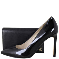 Gucci Betty Chain Wallet Front with Shoe