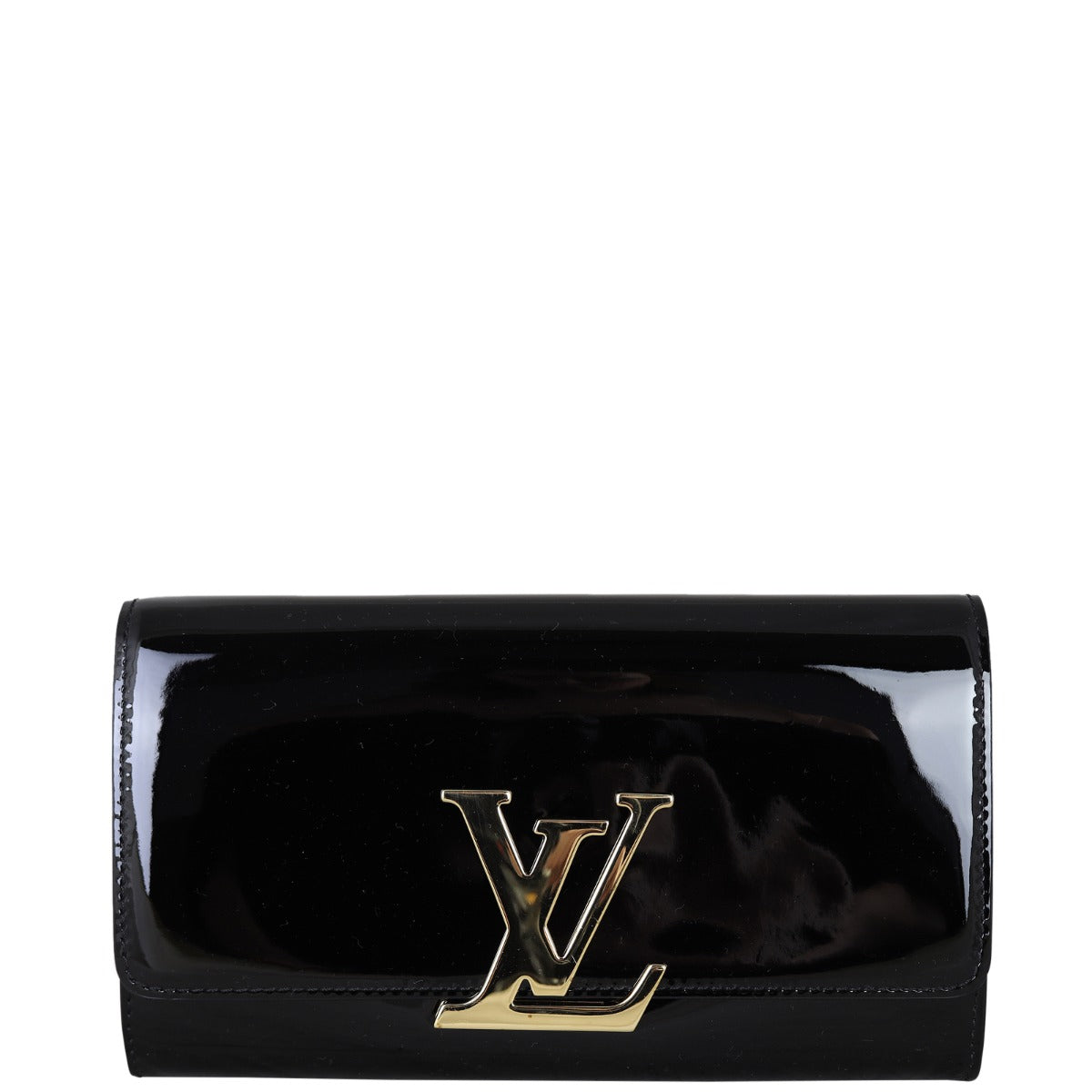 Louis Vuitton Louise Clutch Vernis Front