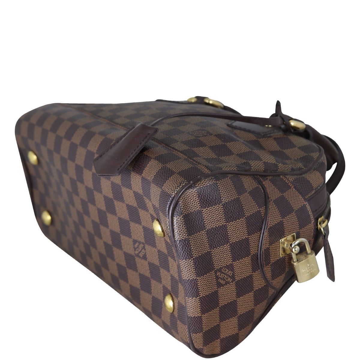 Louis Vuitton Duomo Bowling Bag Damier Ebene Corner Distance