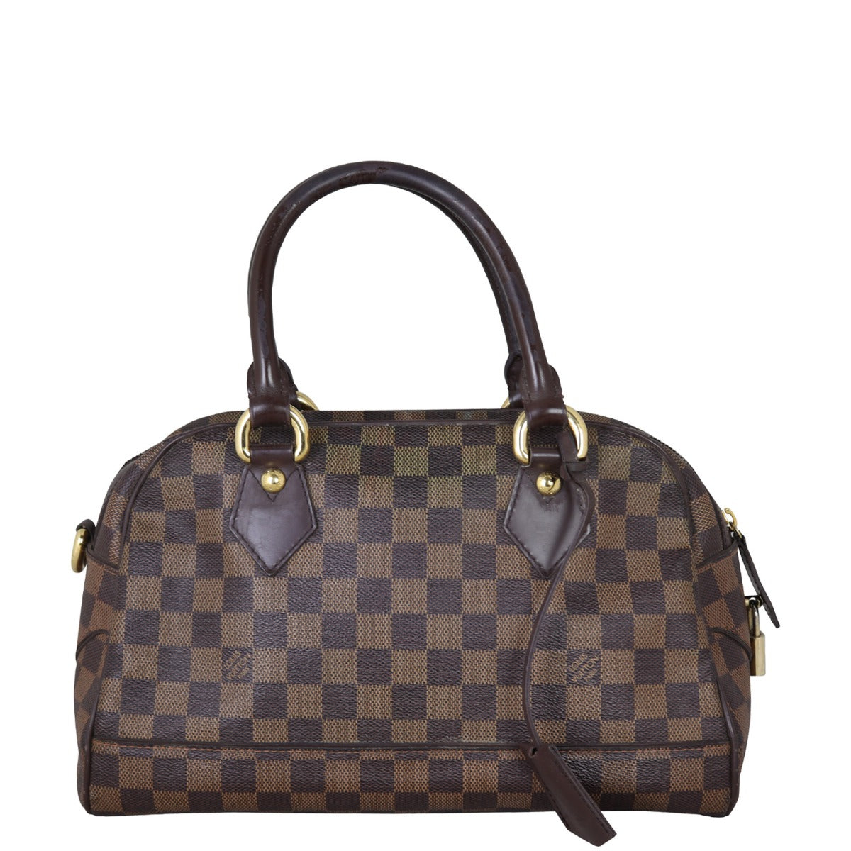 Louis Vuitton Duomo Bowling Bag Damier Ebene Front