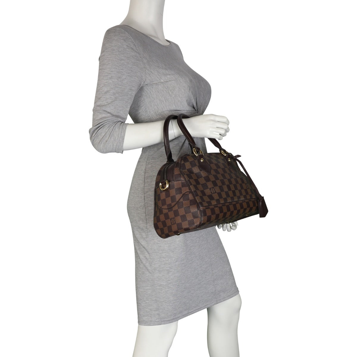 Louis Vuitton Duomo Bowling Bag Damier Ebene Mannequin