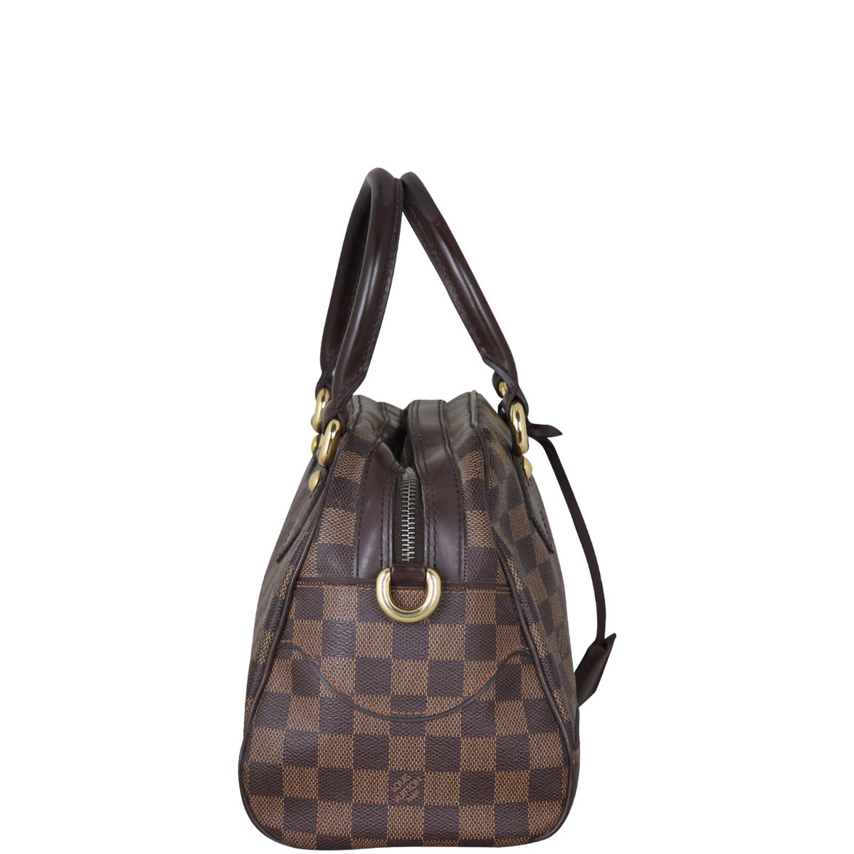 Louis Vuitton Duomo Bowling Bag Damier Ebene Side