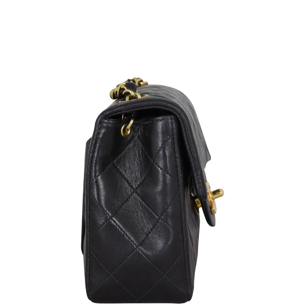 Chanel Classic Flap Mini Square (vintage) Side