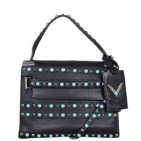 Valentino My Rockstud Rolling Flap Bag Front With Strap