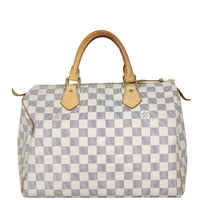 Louis Vuitton Speedy 30 Damier Azur Front