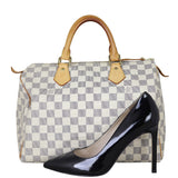 Louis Vuitton Speedy 30 Damier Azur Shoe