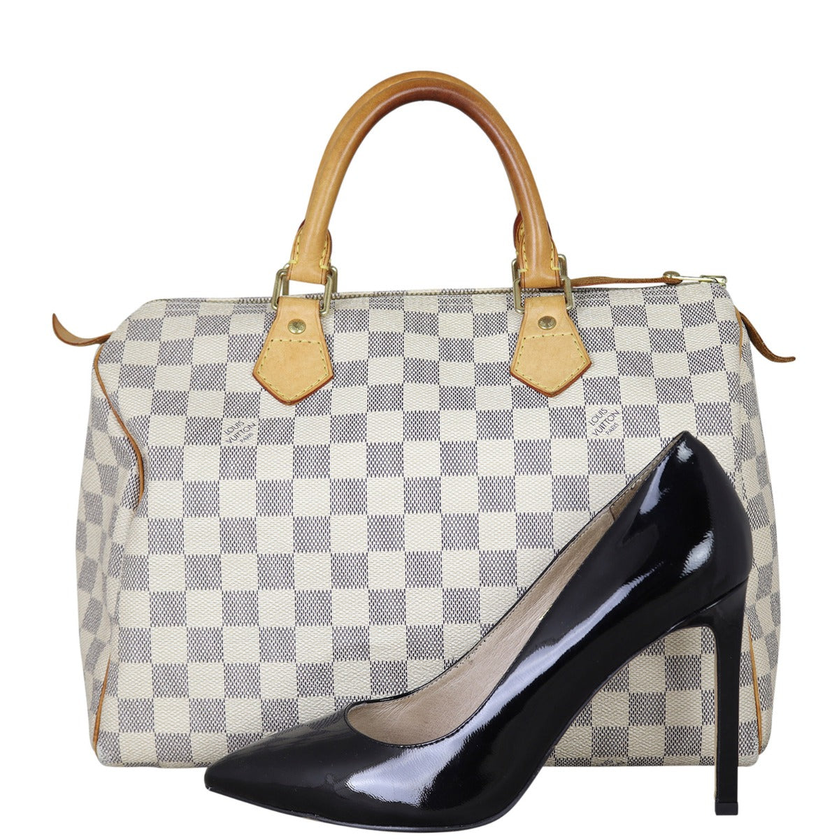 Louis Vuitton Speedy 30 Damier Azur Shoe