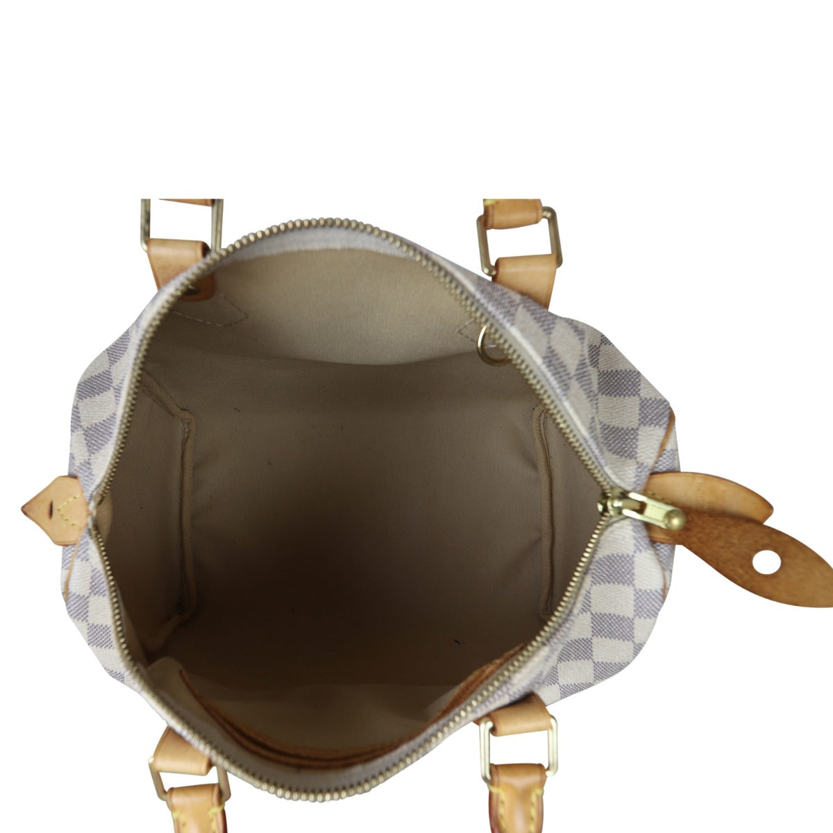 Louis Vuitton Speedy 30 Damier Azur Whole Interior